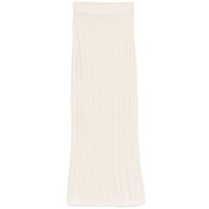 Khaite Ribbed Silk-Cashmere Blend Khaite Skirt - NWT